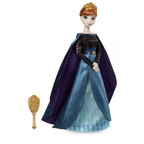 FROZEN~DISNEY PRINCESS ANNA W/ BRUSH CLASSIC DOLL & ACCESSORY PACK SET - Picture 4 of 9